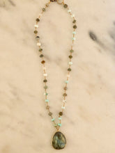 Amazonite Rosary Necklace