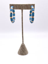 Clay Bead Hoops | Teal