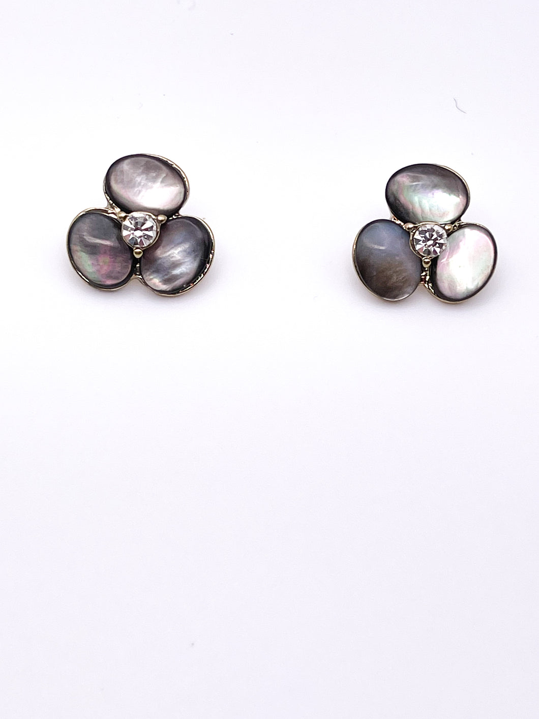 Mother Of Pearl Floral Studs