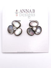 Mother Of Pearl Floral Studs