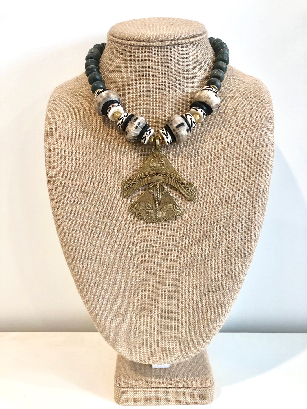 Brass Tribal Necklace