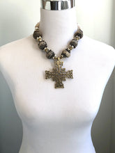 Cream Bone Beaded Necklace