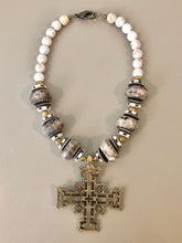 Cream Bone Beaded Necklace