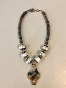 Brown Beaded Necklace