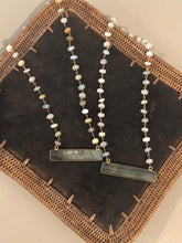 Opal Rosary Necklace (Cream)