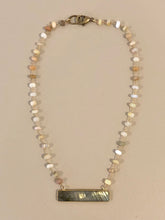 Opal Rosary Necklace (Beige)