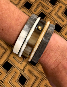Matte Horn Bangles
