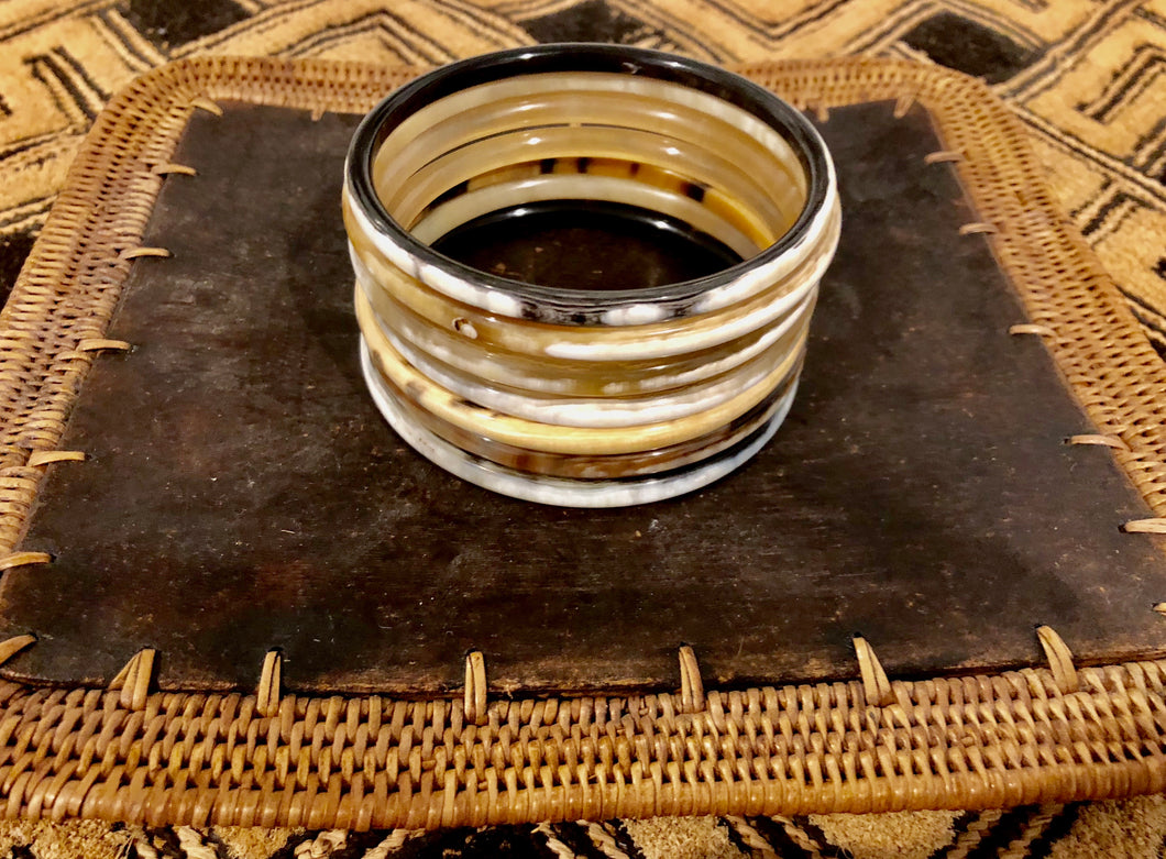Polished Horn Bangles