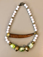 Jasper and Bone Necklace