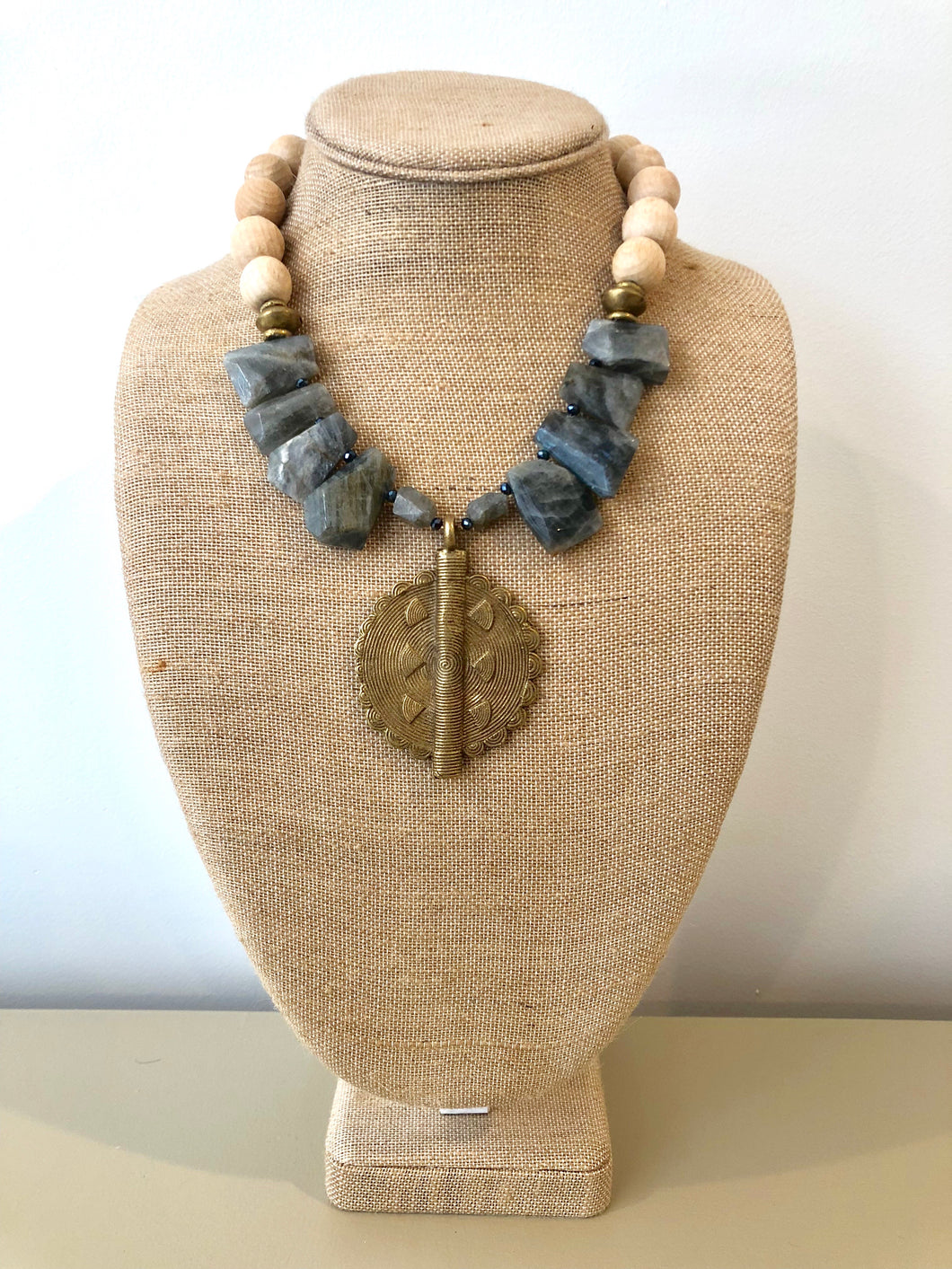 Wooden Tribal Necklace