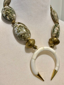 Abalone Bone Necklace