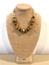 Glass and Horn Necklace