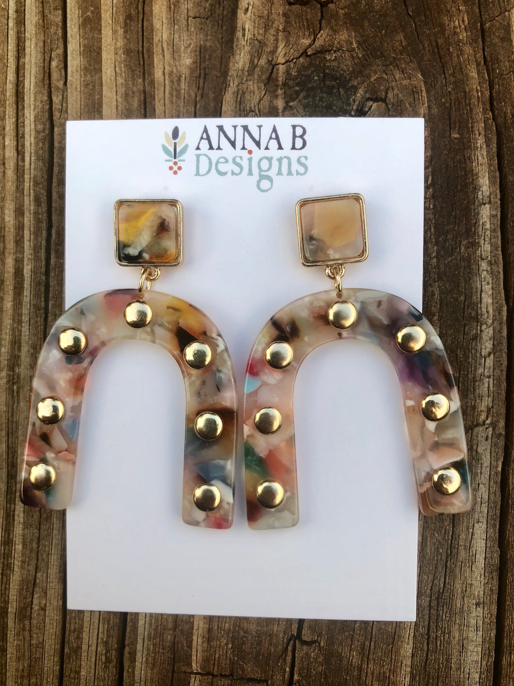 Jessica Resin Earrings-Multi