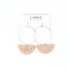 Nia Thread Earrings | Coral