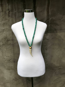 Antler Tip Beaded Necklace