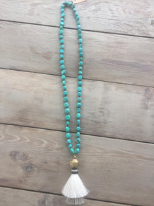 Horsehair Tassel Necklace