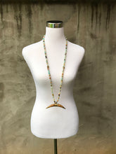 Faceted Amazonite beaded necklace