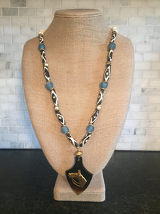 African Bone Beaded Necklace