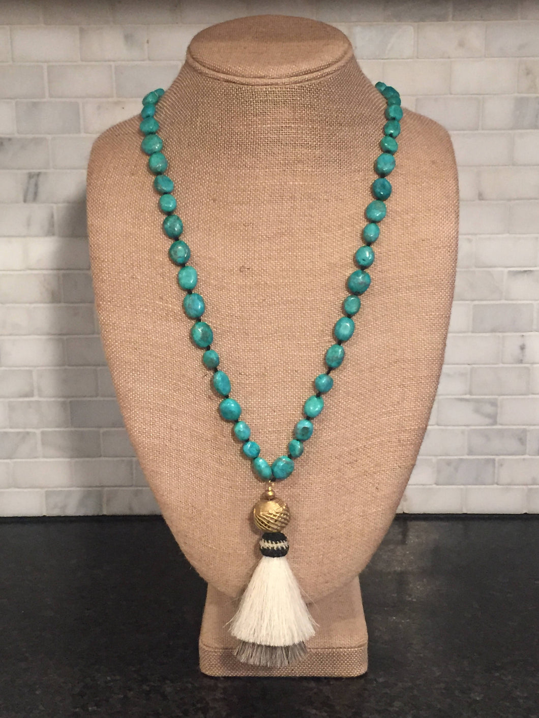 Horsehair Tassel Necklace