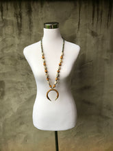 Crescent Horn Pendant Necklace
