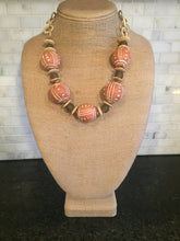 African Clay Bead Necklace