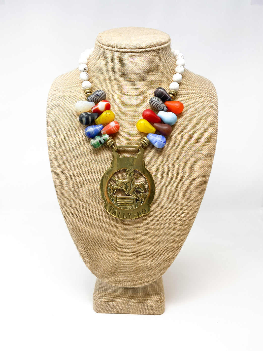 Horsebrass Necklace-Talley-Ho