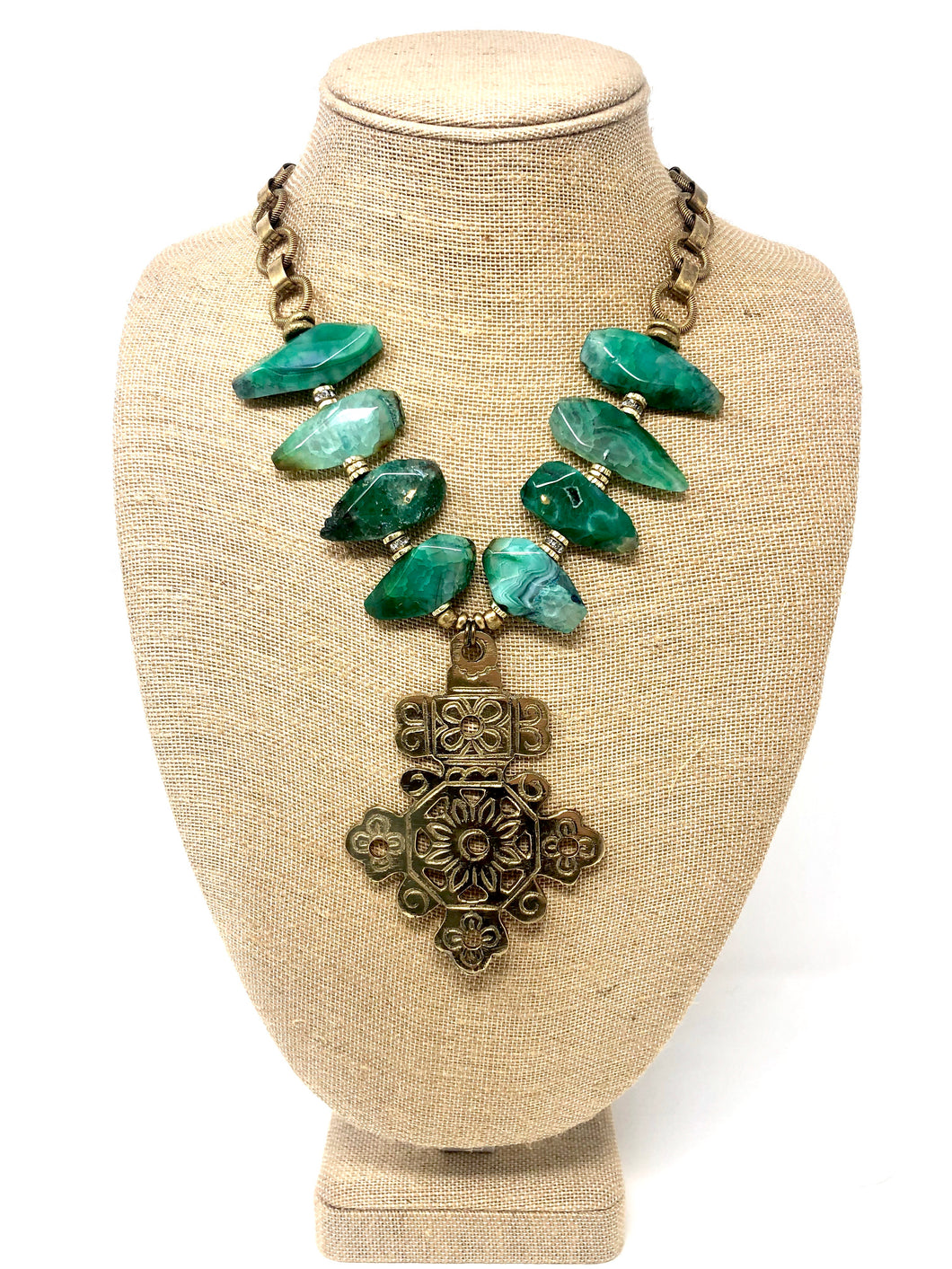 Green Agate Necklace