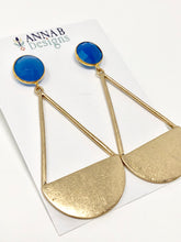 Darla Earrings-Blue