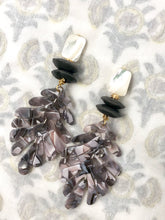 Tamara Acrylic Earrings | Pearl & Gray