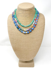 Green Jade knotted necklace