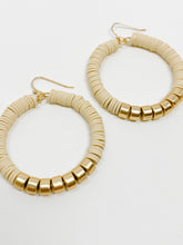 Penny Clay Earrings | Light Tan
