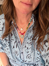 Rainbow heart knotted necklace PRE-ORDER
