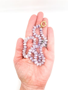 Amethyst Knotted Necklace
