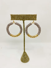 Penny Clay Earrings | Taupe