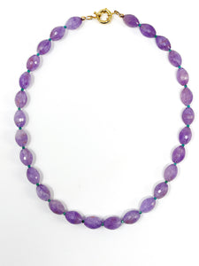 Amethyst and Turquoise Necklace