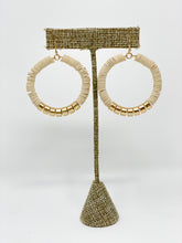 Penny Clay Earrings | Light Tan