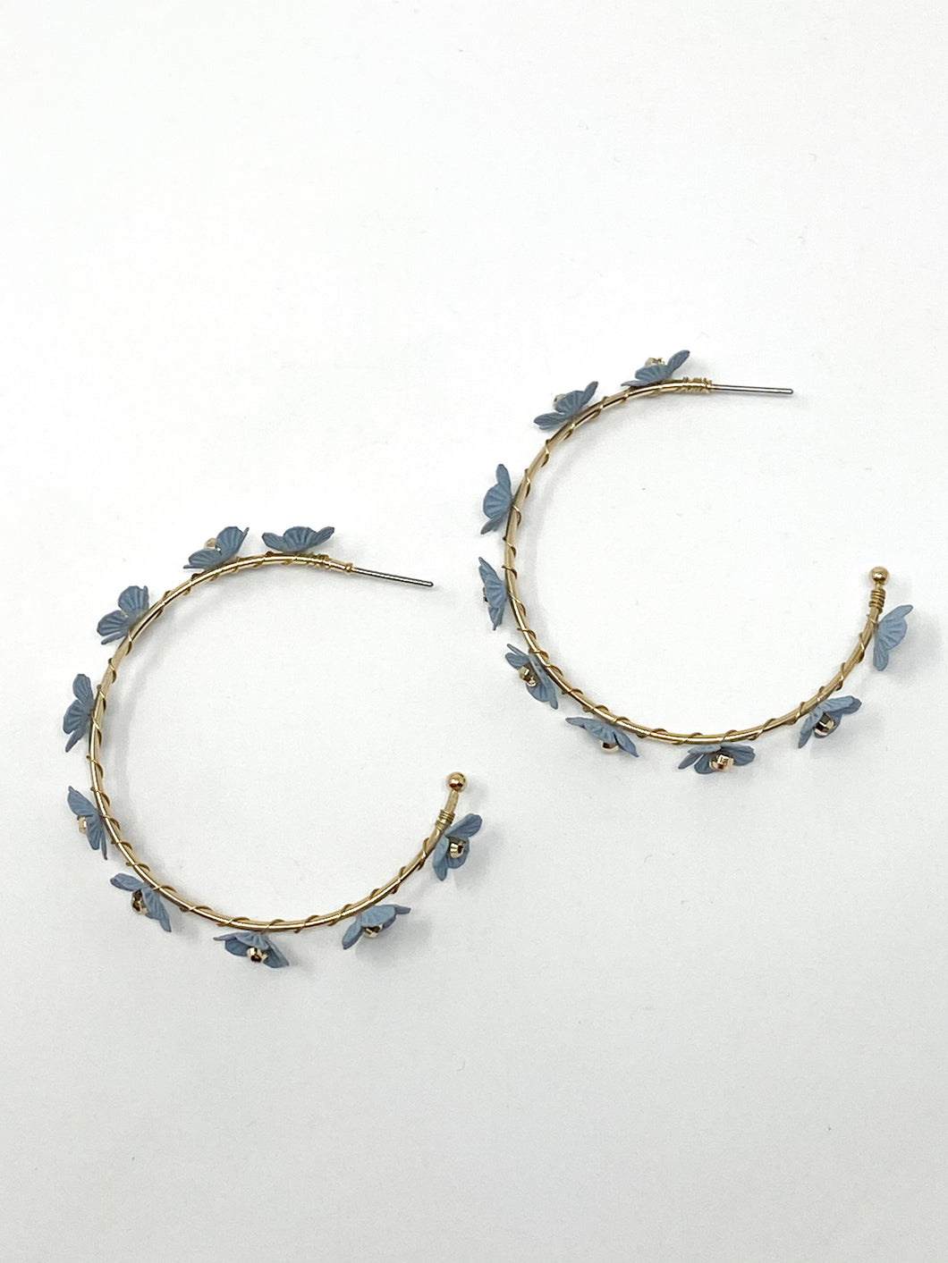 Clary Beaded Earrings | Gray