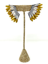 Aerin Beaded Earrings-Silver +Gold