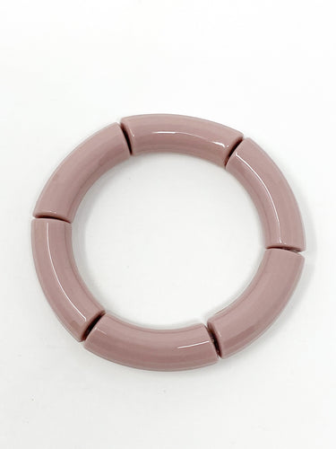 Acrylic Stretch Bracelets | Blush