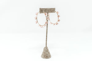Clary Beaded Earrings | Pink