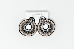 Natalia Beaded Earrings | Blush