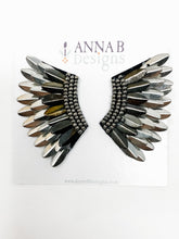 Aerin Beaded Earrings | Pewter + Silver