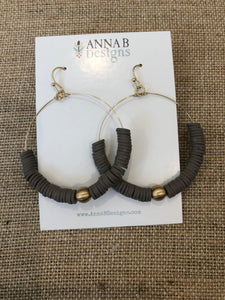 Evie Clay French Hooks | Taupe