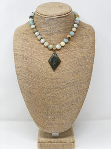 Amazonite Beaded Necklace
