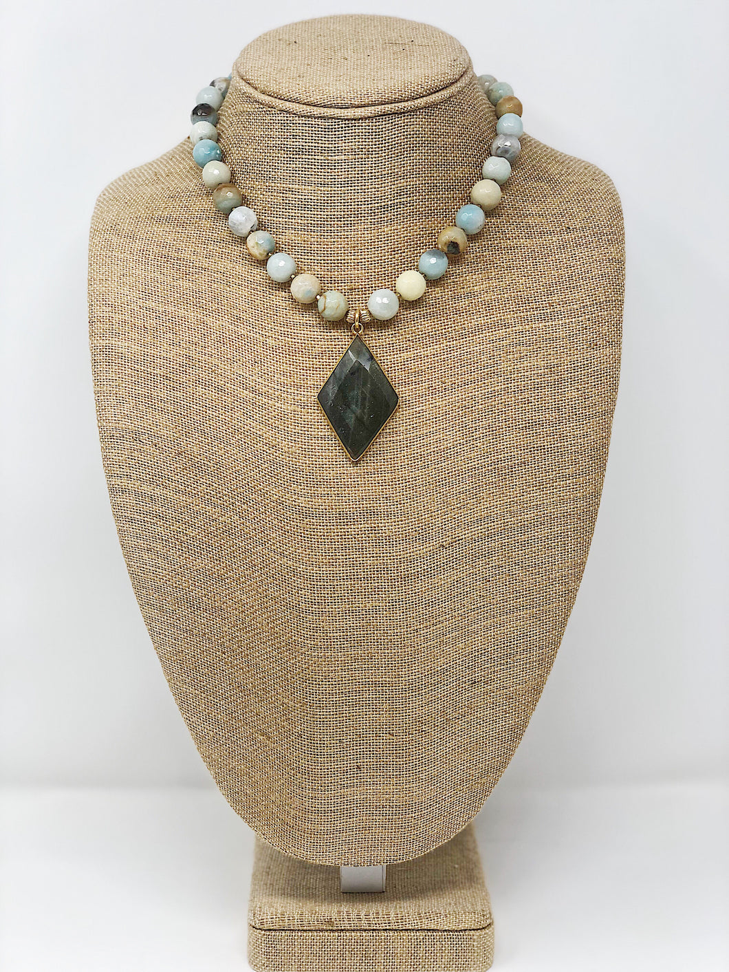 Amazonite Beaded Necklace