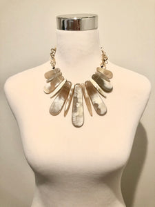 Horn Bib Necklace