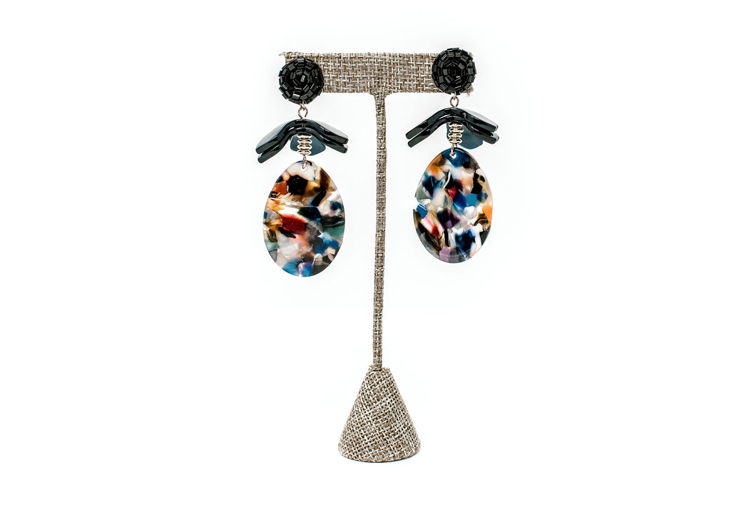 Amelie Acrylic Earrings | Multi