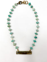 Laurel Rosary Chain Necklace-Amazonite