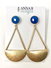 Darla Earrings-Blue