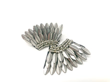 Aerin Beaded Earrings-Silver